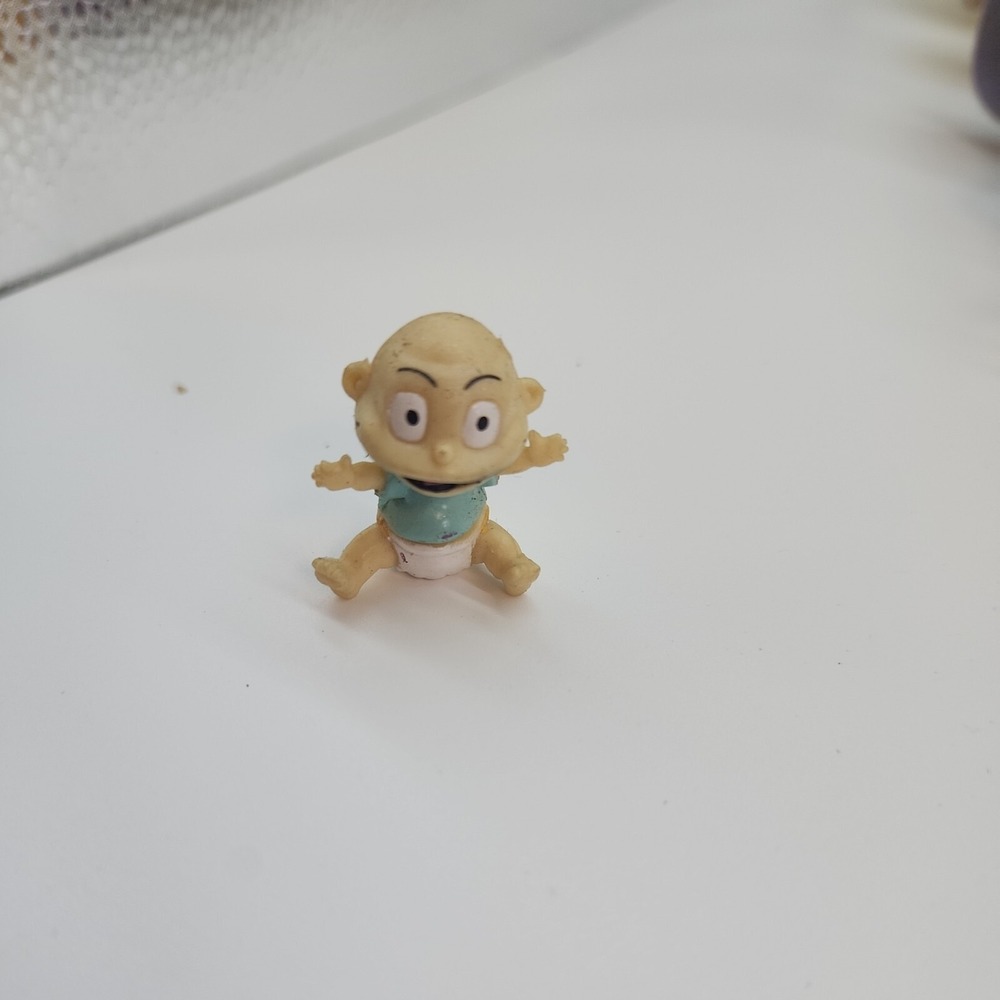 Rugrats Tommy‎ Baby PVC 1 1/8" Mini Figure 2001 Viacom Vintage